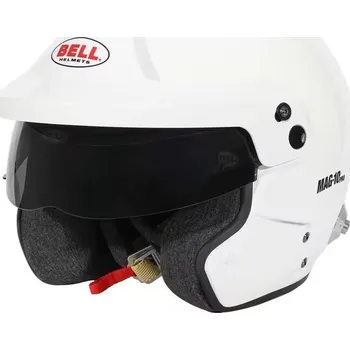 Cyklistická přilba Přilba BELL MAG-10 PRO, bílá (HANS)