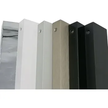 Nábytkové kování Úchytka hranová VERA C-4909A, černá matná, 350 mm