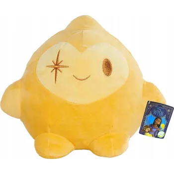 plyšák DISNEY WISH Přání PLYŠOVÁ HRAČKA HVĚZDA PLYŠÁK ŽLUTÁ PLYŠOVÝ MAZLÍČEK PŘÍTULNÍČEK 25 CM