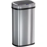 Jurhan Senzorový odpadkový koš DEUS, 58 litrů, stříbrná