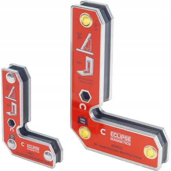 Příslušenství ke svářečce Svářečský úhelník, magnetický držák pro svařování 75x52/125x85mm 2 ks