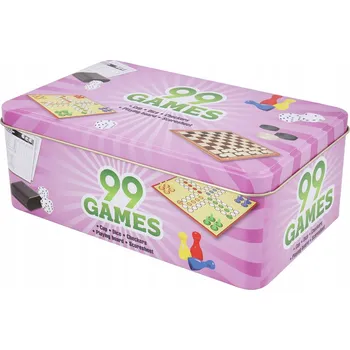 Desková hra Společenská hra 99 her v kovové krabičce ZD Trading