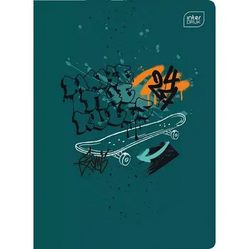 Školní sešit pro kluky A5 32 listů barevný trojlinkovaný URBAN Interdruk