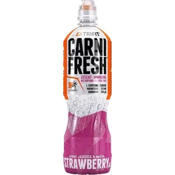 Spalovač tuku Extrifit Carnifresh Sparkling Caffeine free 850 ml - lesní jahoda/máta + Sleva 3 % pro registrované