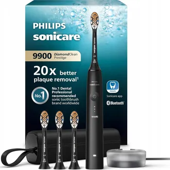 Elektrický zubní kartáček Philips Sonicare DiamondClean Prestige 9900 HX9992/43 Black Edition – Elektrický zubní kartáček