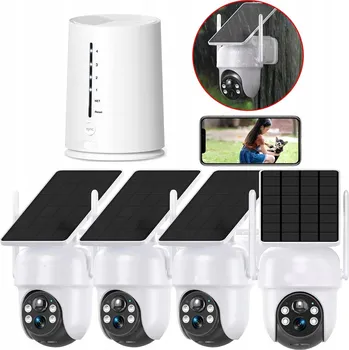 Bezpečnostní kamera MONITOROVACÍ SADA: 4x WIFI otočná kamera 4MPX s AUDIO a detekcí osob