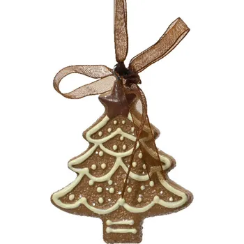 Vánoční dekorace Vánoční Baňky tvarovky Vánoční stromek 8 cm 1 ks