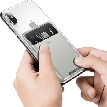 Pouzdro na mobilní telefon Zadní Kryt Baseus pro univerzální 6953156296282 šedý