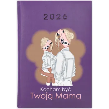 Kalendář Knižní kalendář 2026 A5 FunnyCase fialový