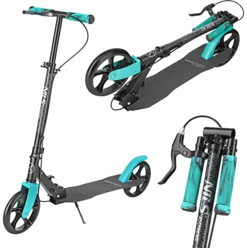 Koloběžka HM183 KOLOBĚŽKA TYRKYSOVÁ NILS EXTREME