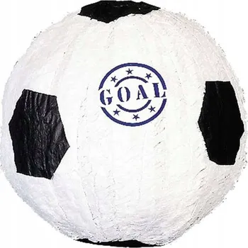 Obraz Piniata Fotbalový míč bílý 26,6 x 26,6 x 26,6 cm