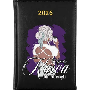 Kalendář Knižní kalendář 2026 A5 FunnyCase černý