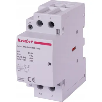 Stykač Modulární stykač PRO 2p 63A 1NO+1NC 230V