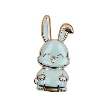 Pouzdro na mobilní telefon Králík stojánek na telefon na pouzdro, záložka do knihy - tmavě zelený