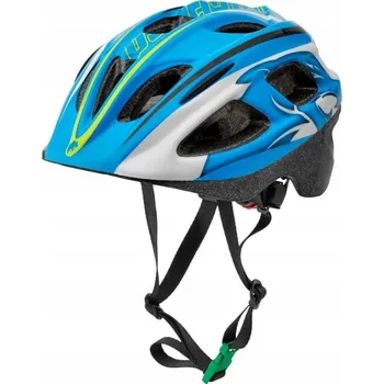 Cyklistická přilba Cyklistická helma 52-56 cm s regulací VELO modrá pro děti od 7 let