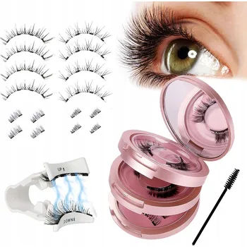 Umělé řasy 8 PÁRŮ Magnetické umělé řasy – dlouhé a husté, bez nutnosti lepidla.