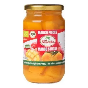 Sušené ovoce BIOlanka Kousky manga v ananasové šťávě 350g bio BIO VEGAN Množství: 1 ks