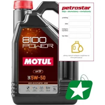Motorový olej Motorový olej Motul 5 l 5W-50