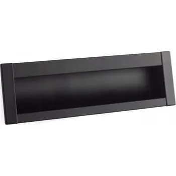 Nábytkové kování NÁBYTKOVÁ ÚCHYTKA ÚCHYT UM-023/128-A12/P2 ČERNÁ MATNÁ