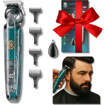 Strojek na vlasy LED Strojek na Vlasy, Vousy a Tělo, Bezdrátový Zastřihovač Dárek