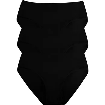 Kalhotky Blaze Plus Size bambusové kalhotky - 3 ks 7XL černá