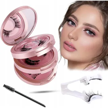 Umělé řasy MAGNETICKÉ ŘASY 3D UMĚLÉ DLOUHÉ SADA + ZRCÁTKO