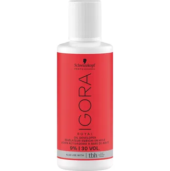 Barva na vlasy Schwarzkopf Igora Developer 9% 60 Ml profesionální oxidační emulze k barvám na vlasy 30 vol.