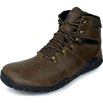 Dámská zimní obuv zimní barefootové boty s membránou BUGGA DYLAN Brown B00196-18 Velikost: 42