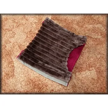 Dvojitá HAMAKA na šroubovací tyčky - olivová + hnědý stripe