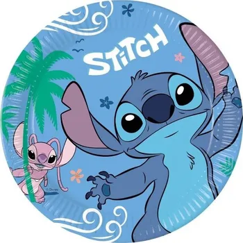 Talíř Talířky Procos Stitch & Angel 23 cm 8 ks