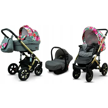 Kočárek BabyLux Dětský kočárek 3v1 Sky Lark (hluboký, sportovní, autosedačka)