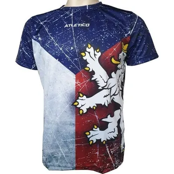 Pánská móda Tričko Vlajka a Lev - velikost XXXL