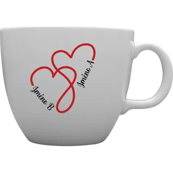 Personalizovaný MEGA XXL keramický hrnek 1000 ml pro zamilované