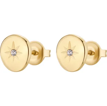 Módní doplněk Pozlacené peckové náušnice Essential BNL108 Brosway