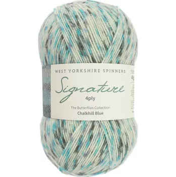 Příze Příze West Yorkshire Spinners Signature 4ply Butterflies 1242 chalkhill blue