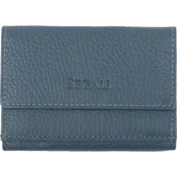 Peněženka SEGALI Dámská kožená peněženka SG-21756 petrolejová