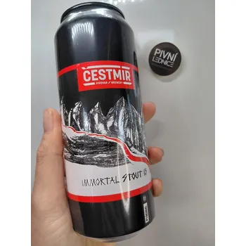 Pivo Čestmír Immortal Stout 15°/6,5% 0,5l