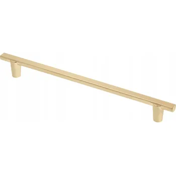 Nábytkové kování Nábytková úchytka RAY GTV zlatá kartáčovaná 192 mm