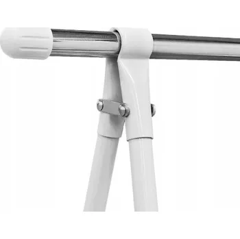 Věšák Mobilní šatní stojan s věšáky 150x160 cm, skládací