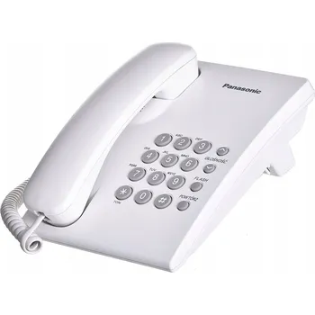 Stolní telefon Drátový telefon Panasonic KX-TS 500PDW bílý