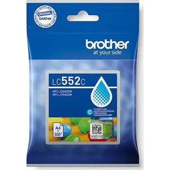 Brother LC-552C (inkoust cyan, 550 str.) LC552C