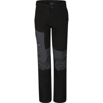 Pánská bunda Dětské softshellové kalhoty ALPINE PRO FIRSTO černá 140-146