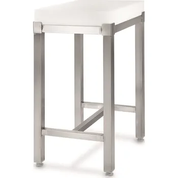 Podstavec pod monitor HENDI Řeznické prkno polyetylénové na ocelovém podstavci 500x400x750 mm | HENDI, 505687