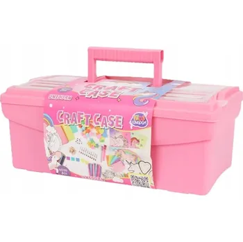 Výtvarná sada Craft Case Kreativní Mega kufřík Jednorožec Unicorn Truhla 200 ks ozdob