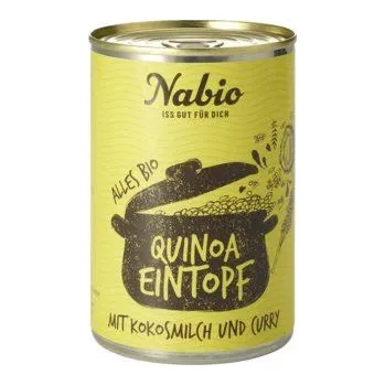 Hotové jídlo Nabio Quinoa guláš 400g bio BIO VEGAN Množství: 1 ks