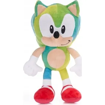 plyšák Plyšák SONIC JEŽEK Zelený + Modrý Plyšový Mazlíček Přítulníček 30 cm