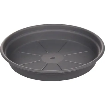 Plastkon Camelie miska pod květináč 12 antracitová průměr: 12 cm
