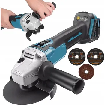 úhlová bruska BEZKARTÁČOVÁ BRUSKA ÚHLOVÁ BRUSKA 1100 W SILNÁ + KOTOUČ 125 MM SADA