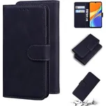 TT-TopTechnology Kožené pouzdro pro Xiaomi Redmi 9C černé, black, model knížka, řada CLASSIC