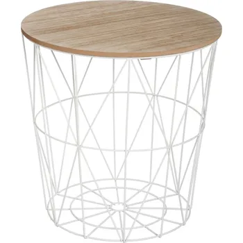 Odkládací stolek KUMI I bílý